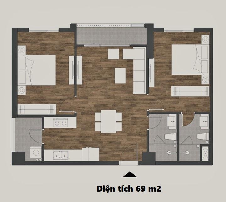 Căn hộ Mandala CT14: Vị trí vàng, kết nối đa chiều Thanh Trì. 1